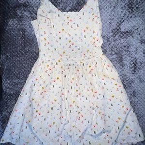 Joie
Beige Multi Hudette Silk Bug Print Casual Dress
Size: M Length: Short